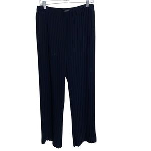 Elemente Clemente Pants Womens Size 3 Black Pleated Pull On Lagenlook Minimalist